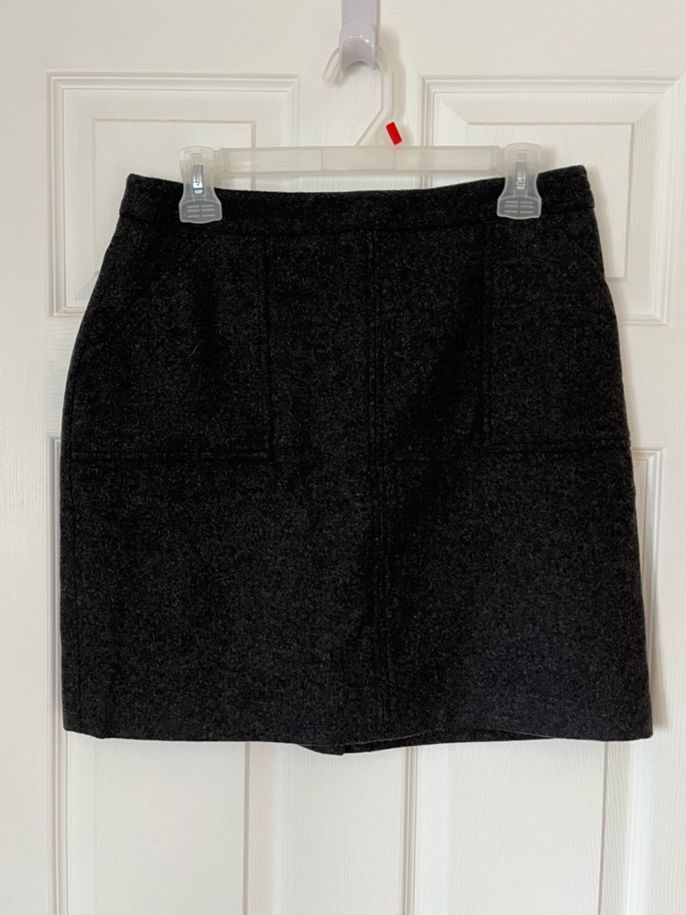 Cashmere wool blend skirt